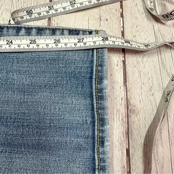 american eagle extreme flex mens jeans light wash sz 28x28" original boot - Picture 8 of 10